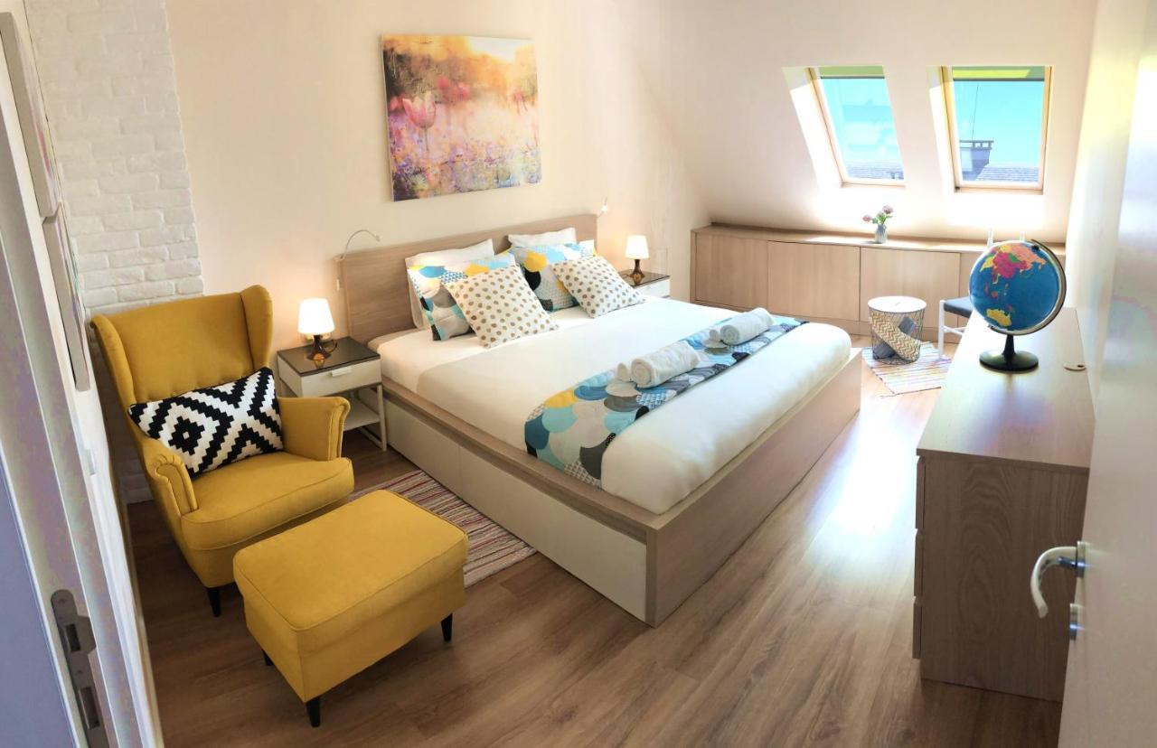 Unique Luxurious Jacuzzi Penthouse Duplex In City Center! 2 Baths! Free Parking! Sofia Exterior foto