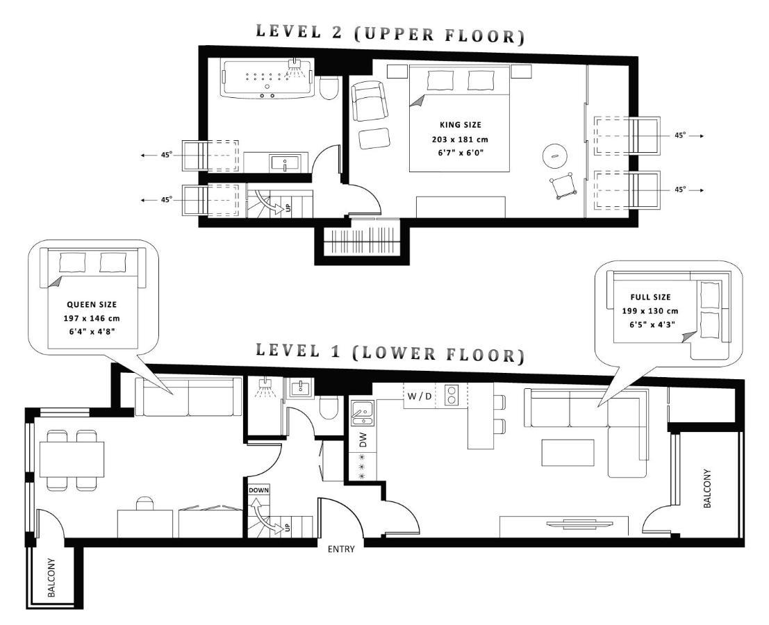 Unique Luxurious Jacuzzi Penthouse Duplex In City Center! 2 Baths! Free Parking! Sofia Exterior foto