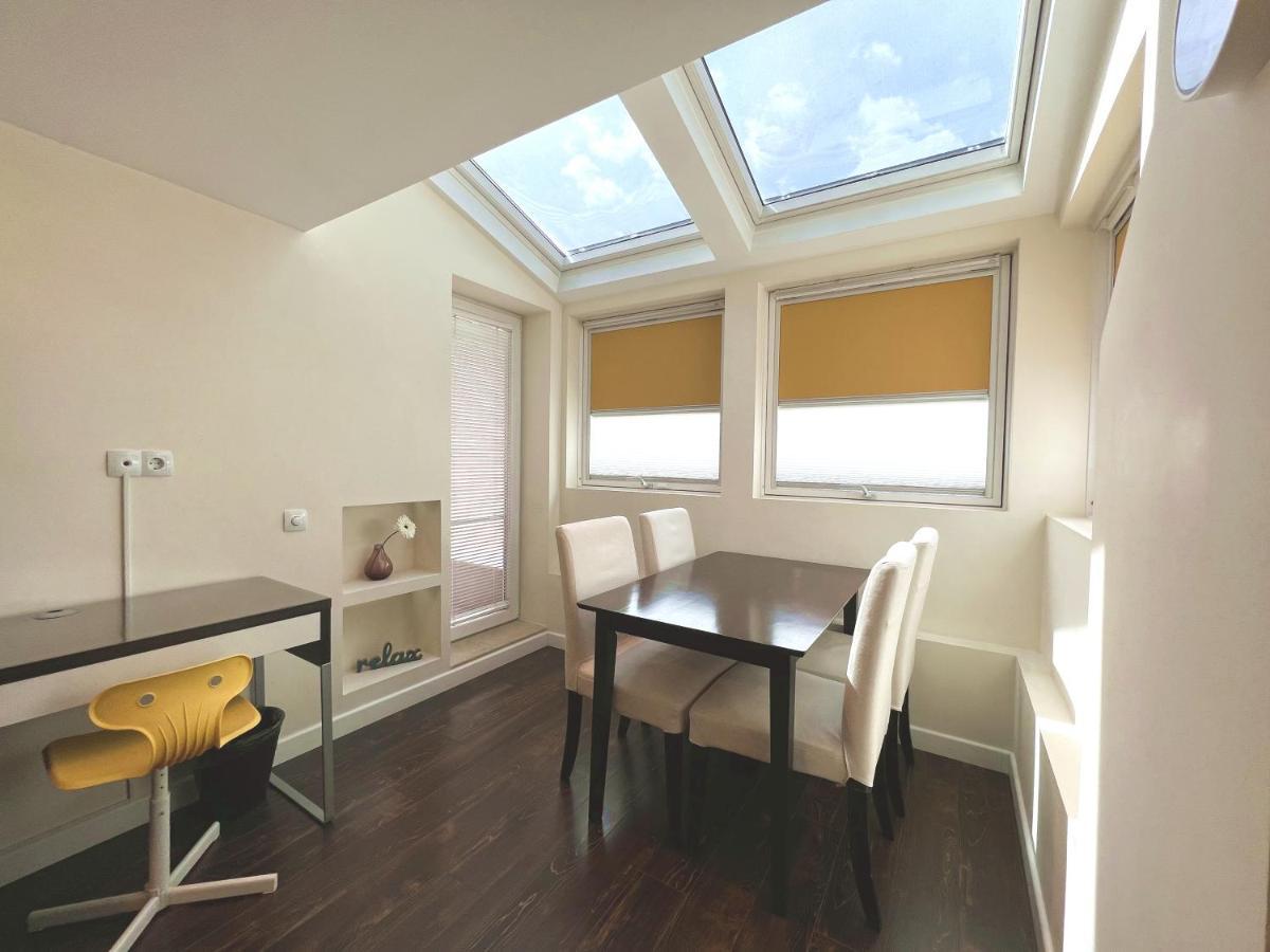 Unique Luxurious Jacuzzi Penthouse Duplex In City Center! 2 Baths! Free Parking! Sofia Exterior foto